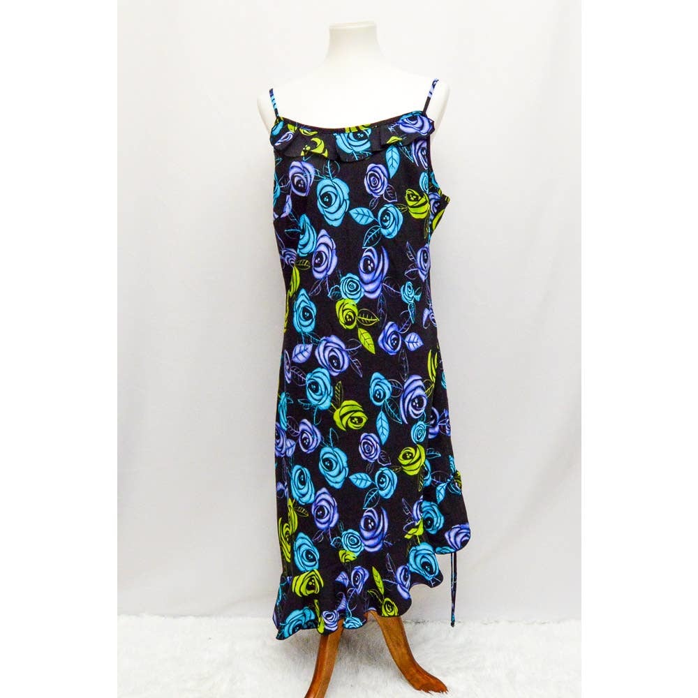 Gabrielle womens dress black blue L